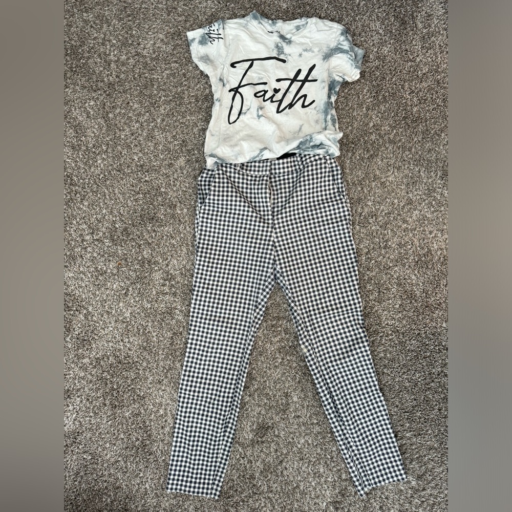 H&M Checkers slacks